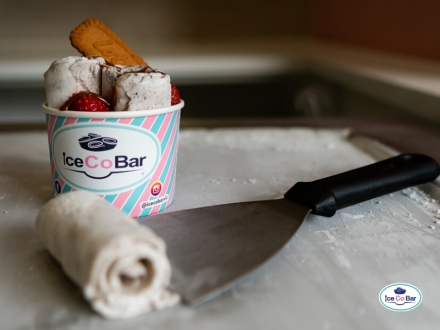 Helados hechos en plancha fría - Te sorprenderán