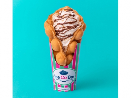 Recetas de gofres Bubble de IceCoBar