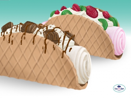 ​Tacos helados: la nueva sensación en postres